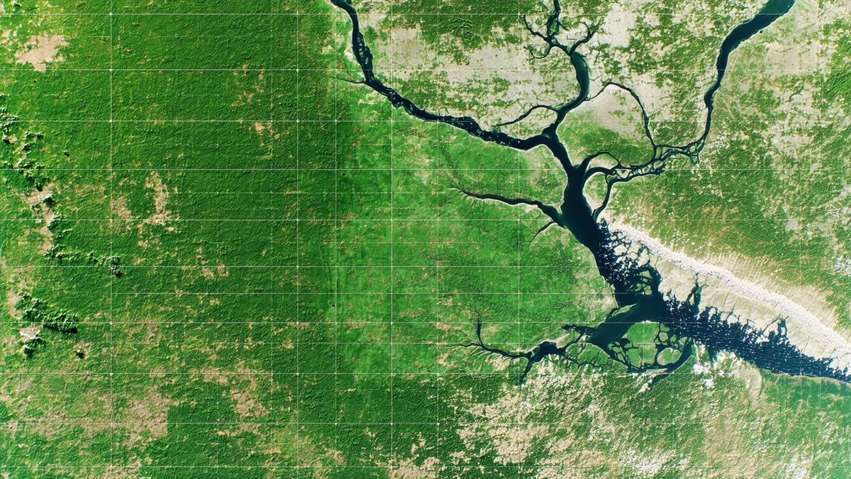 Real-time change detection in Earth observation imagery — aerial view